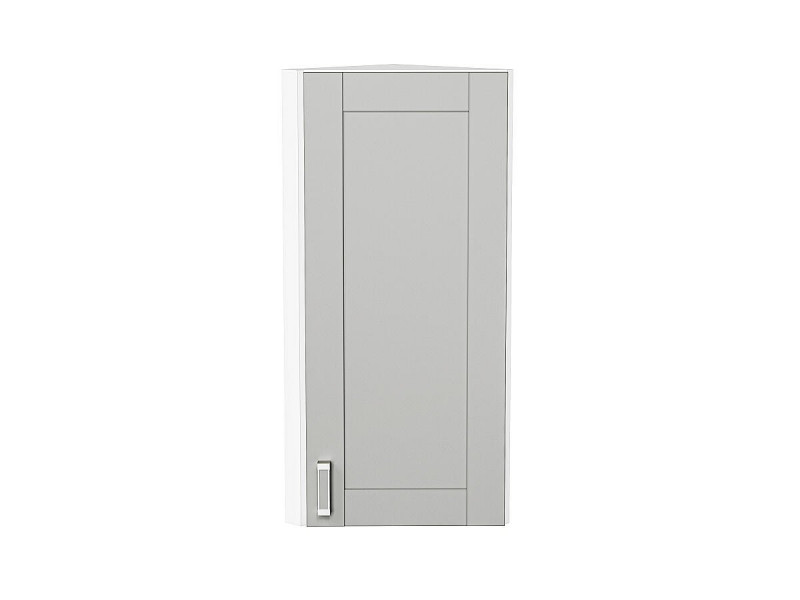 Кухня 920*300*306Шкаф верхний торцевой Лофт Grey Silk/Белый