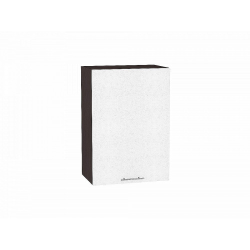716*500* Шкаф верхний с 1-ой дверцей Валерия-М Белый металлик Graphite