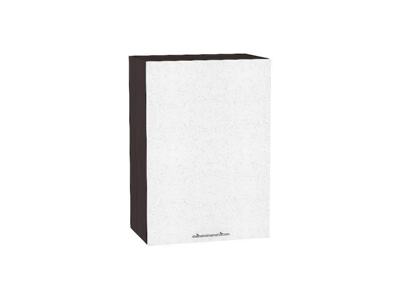 920*500* Шкаф верхний с 1-ой дверцей Валерия-М Белый металлик Graphite