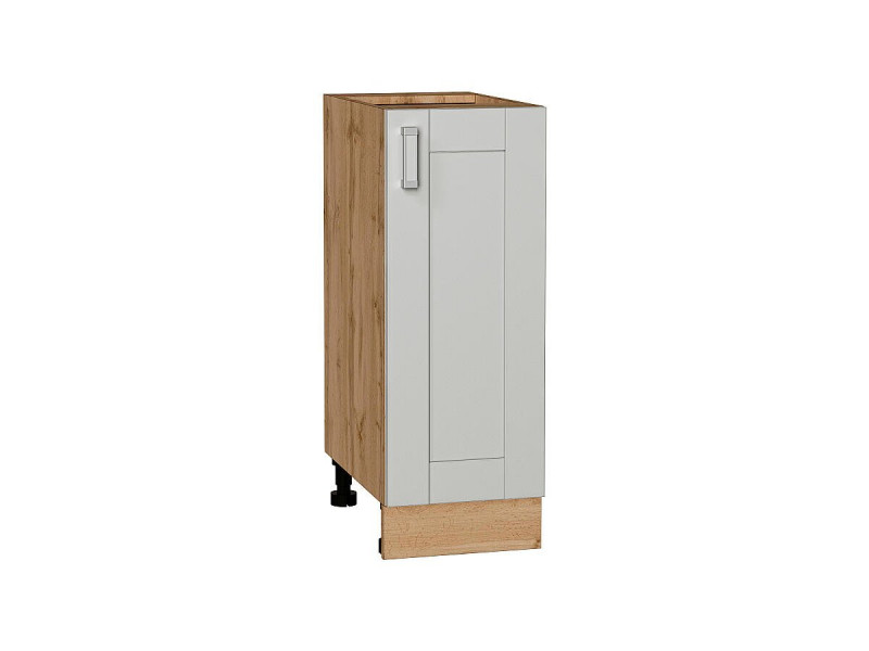 Кухня 816*300*Шкаф нижний с 1-ой дверцей Лофт Grey Silk/Дуб Вотан