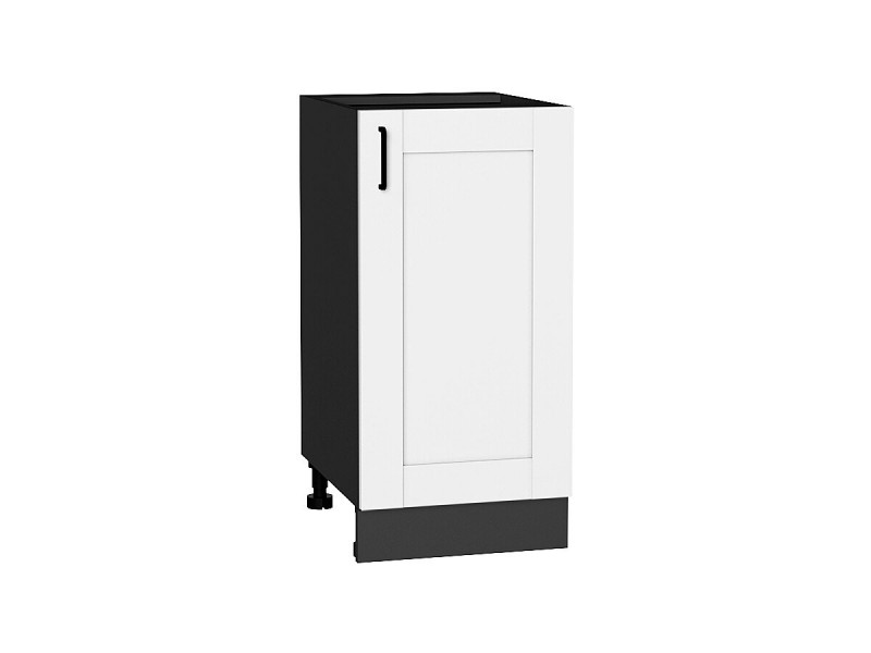 Кухня 816*400*Шкаф нижний с 1-ой дверцей Лофт Super White/Graphite