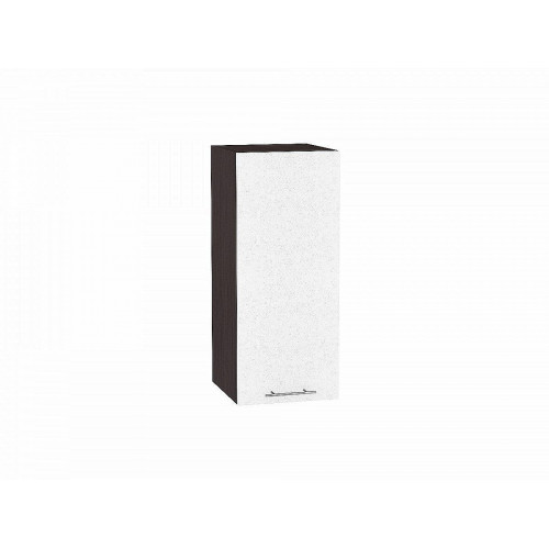 716*300* Шкаф верхний с 1-ой дверцей Валерия-М Белый металлик Graphite