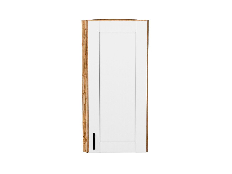 Кухня 920*300*306Шкаф верхний торцевой Лофт Super White/Дуб Вотан