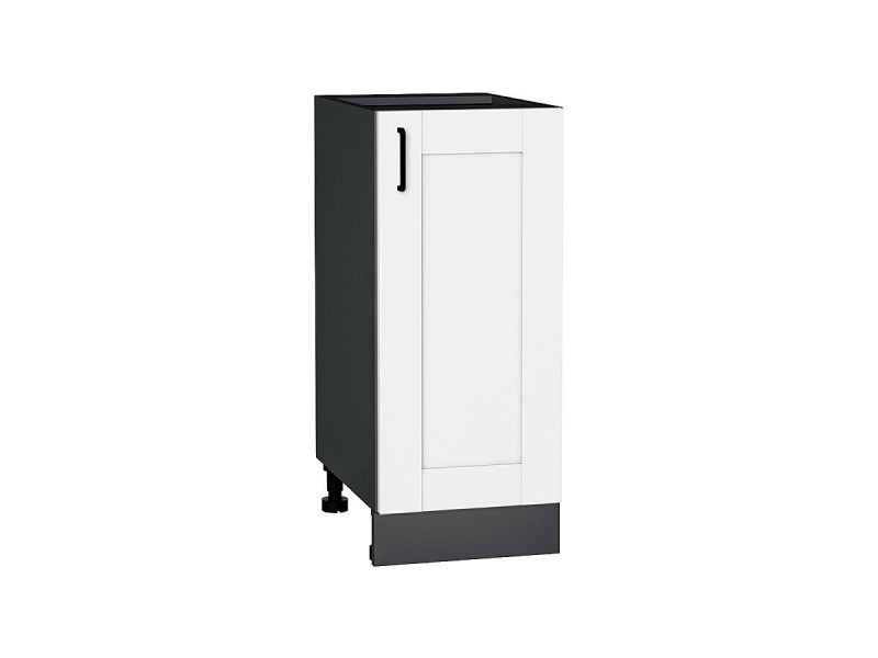 Кухня 816*350*Шкаф нижний с 1-ой дверцей Лофт Super White/Graphite