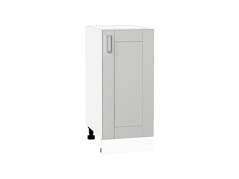 Кухня 816*350*Шкаф нижний с 1-ой дверцей Лофт Grey Silk/Белый